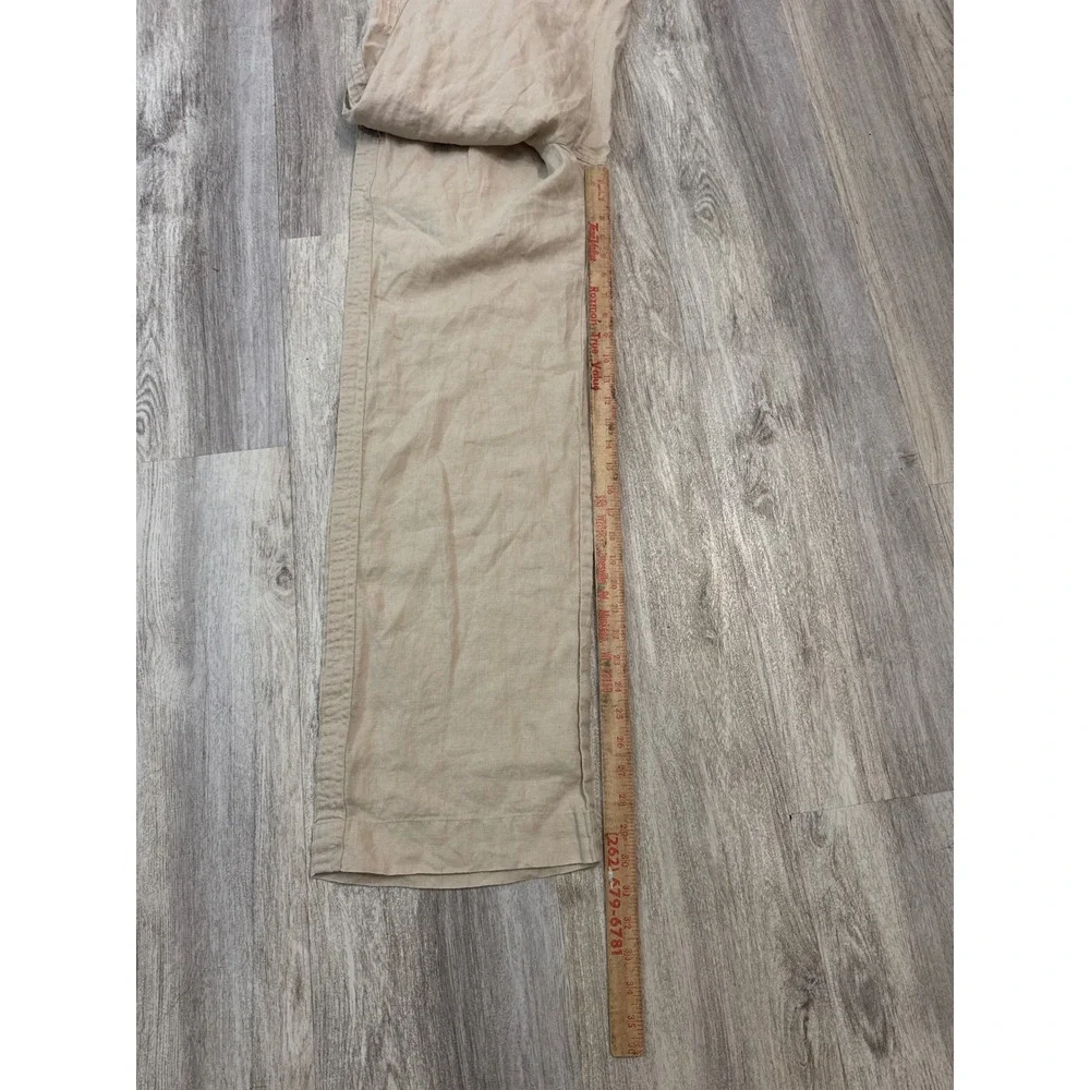 Quince Wide-Leg Linen Pants in Natural